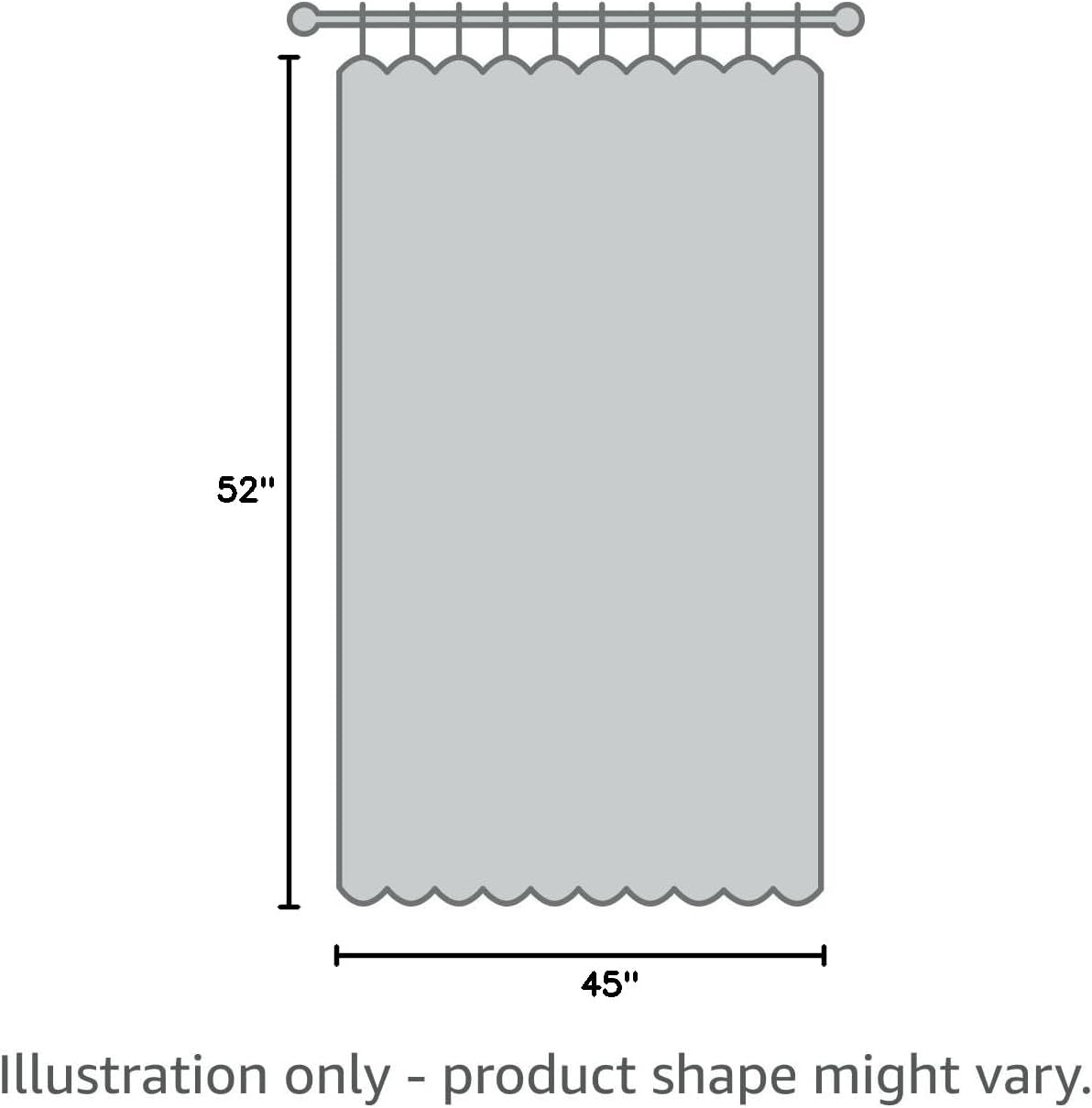MIULEE 100% Blackout Linen Textured Curtains - Olive Green Thermal Insulated Drapes | 52 x 45 Inch (2 Panels)