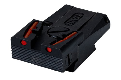 HIVIZ RM2009 Adjustable Rear Sight for Ruger Mark I, II, III, IV – Fiber Optic Rear Sight with Interchangeable LitePipes