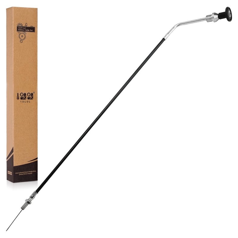 10L0L 25-1/2" 25693-G04 Choke Control Cable for EZGO TXT Medalist 1994-up Gas Golf Cart, Replace OEM 25693G04