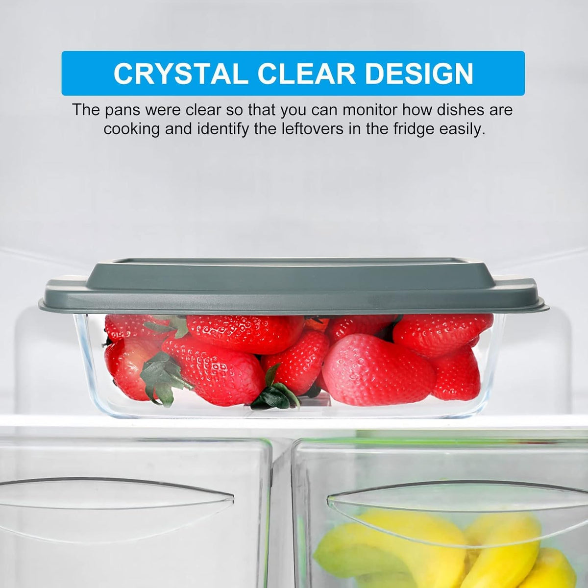Pyrex 7-Piece Glass Bakeware Set - Versatile Baking Dishes with Lids | Oven & Fridge Safe