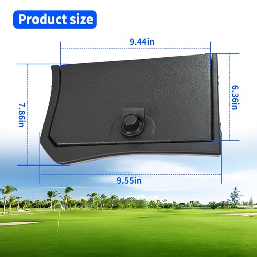 Golf Cart Glove Box Door Set Kit Compatible with Kandi Kruiser 2P/4P/6P electric golf carts, Glove Box Door Set for Electric Golf Cart,Comes with Two Door Set, Includes Hardware, Golf Cart Accessor