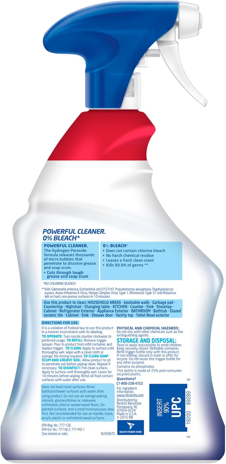 Lysol Multi-Purpose Cleaner Spray - Hydrogen Peroxide Formula, Citrus Scent, 32 Fl Oz