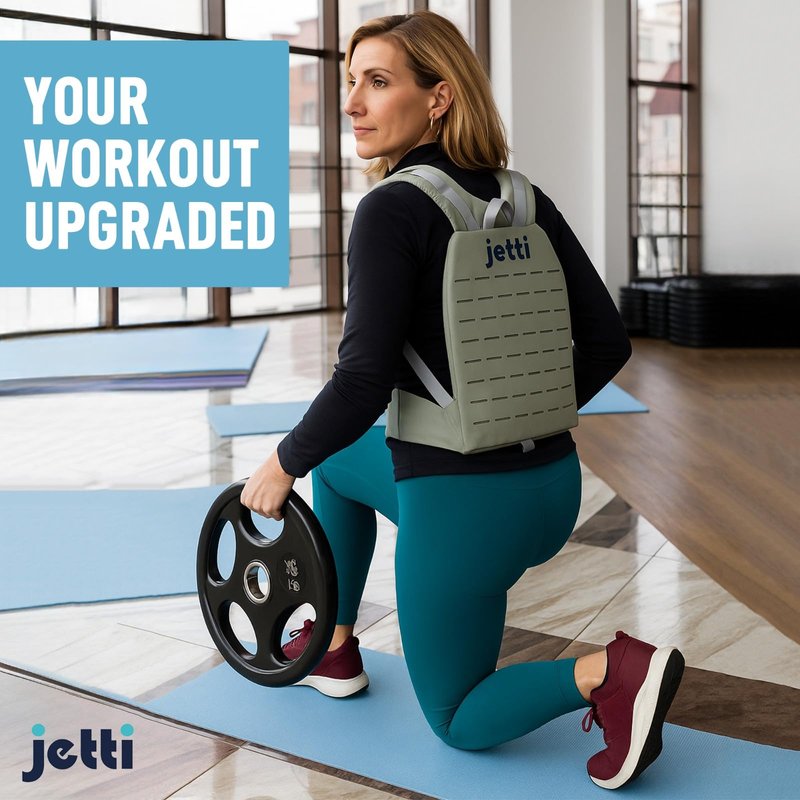 Weighted Vest for Women & Men - 7lb Adjustable Weighted Vest for Walking, Running & Workouts - Evenly Distributed Weight for Comfort & Performance, Includes Carry Pack & Starter Plate (Grey)