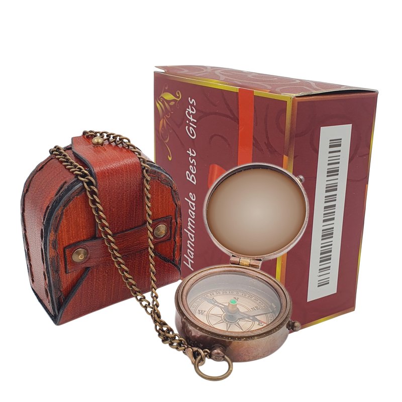 Son Gift, Engraved Brass Compass Gift to My Son/to Our Son/Nautical Gift for Son from Dad/Gift to Son from Mom A Perfect and Unique Gift with Leather Case