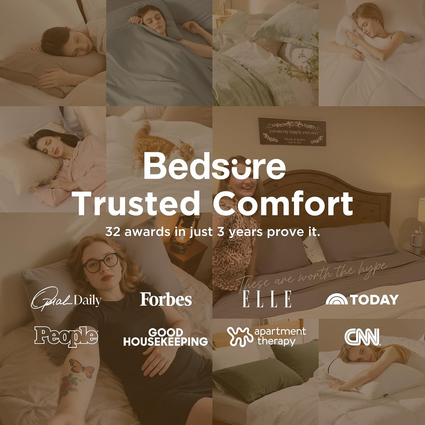 Bedsure Pillow Cases - Super Soft Dark Grey Brushed Microfiber Set of 2 | 20x26 Inches, Wrinkle & Fade Resistant