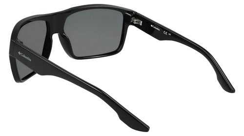 Columbia Men's Sunglasses C571SP FAIRBANKS - Black/Smoke with Smoke Solid Polarized Lens