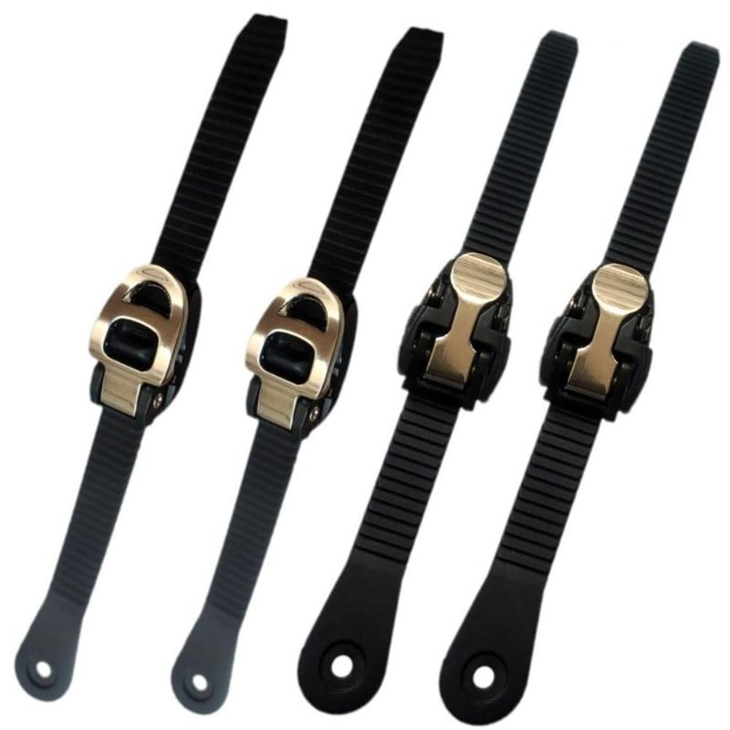 zaoalife 2 Set Replacement Inline Skate Strap,Snowboard Buckles Strap Skating Shoes Energy Strap Skate Strap Buckles Snowboard Binding Strap Parts Skiing Accessorie