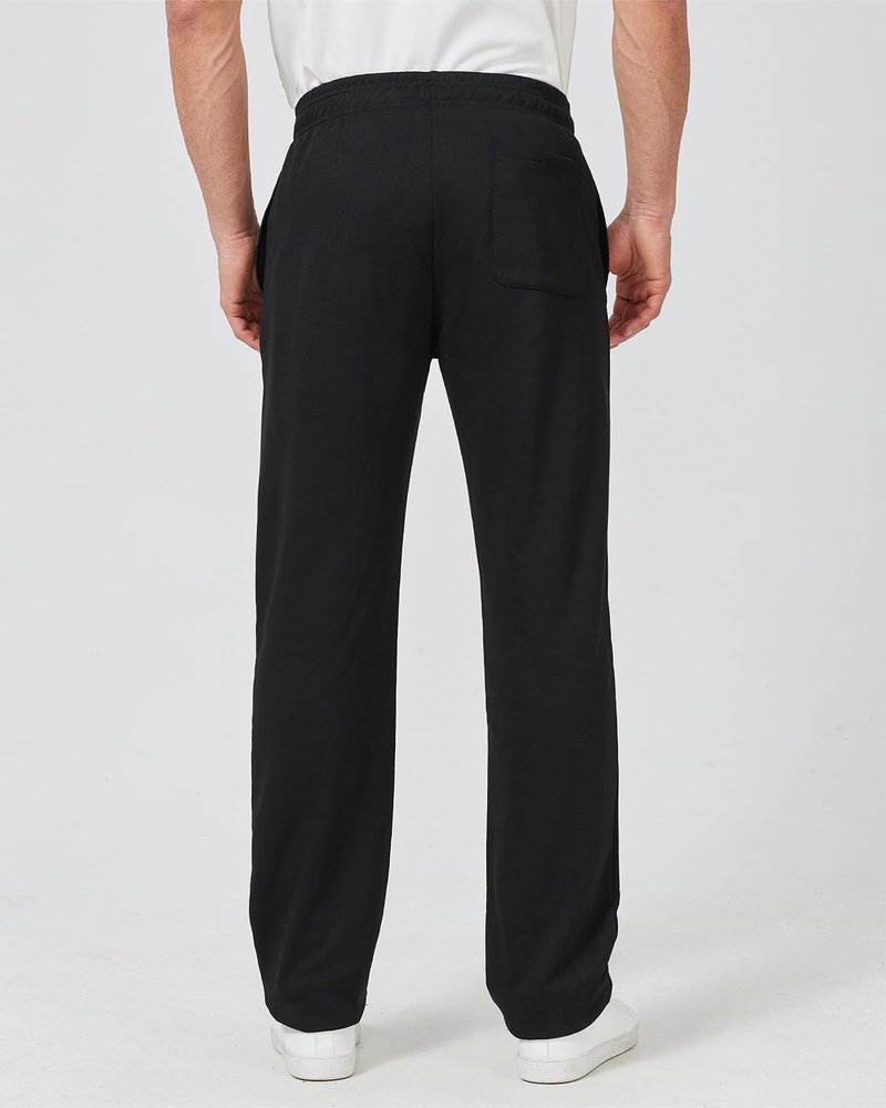 Zylioo Men's Extra Long Sweatpants 36 Inseam Athletic Pants with Pockets Black Extra Long Sweatpants for Men