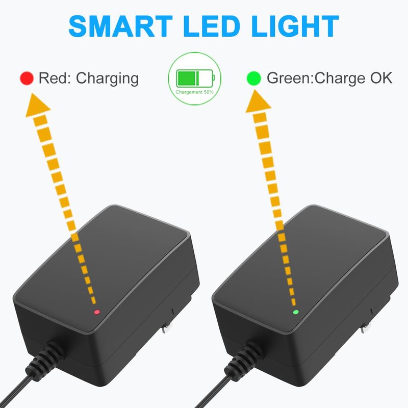 12V Battery Charge for Kid Ride On Toys Compatible with Razor Power Core E90 E95, Black Label E90, MX125 Dirt Rocket, E90 Sprint