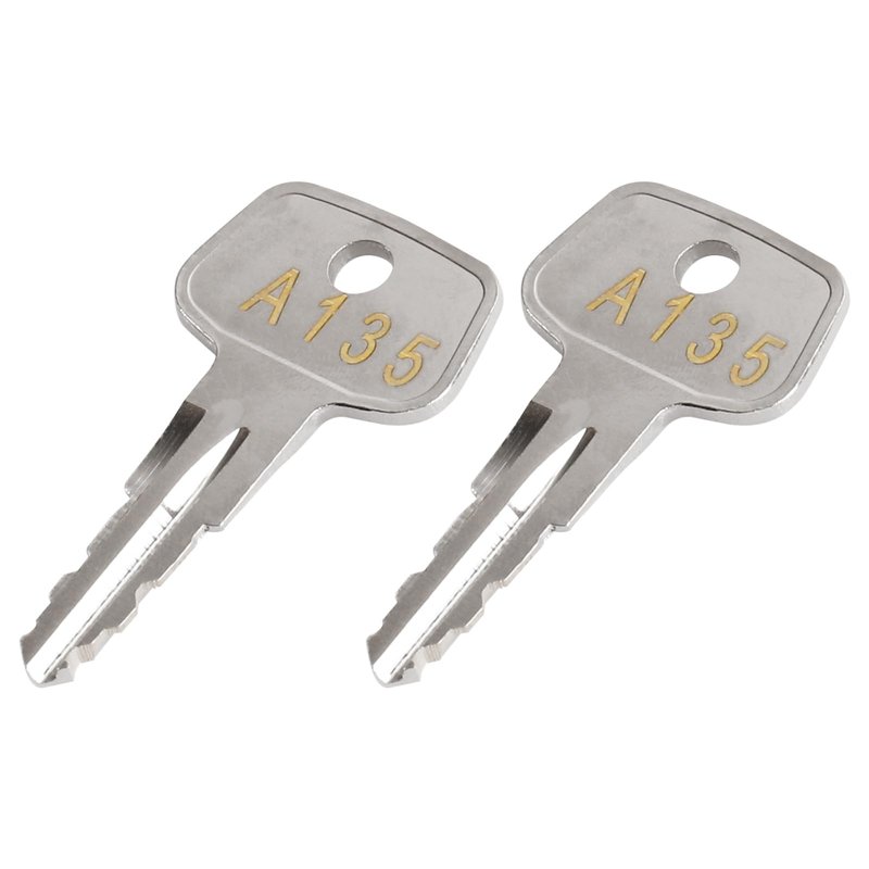 A135 SKS roof Rack Key，Replacement Keys for Yakima SKS Ski,Cargo Box,Roof,Carrier Racks and Crossbars[2 pcs]