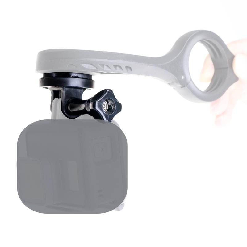 NELboNs Quick Release Sport Action Camera Mount Compatible with IGPS Port M80 Out-Front Bike Bracket Threaded Mount for Bicycle Lights Holder