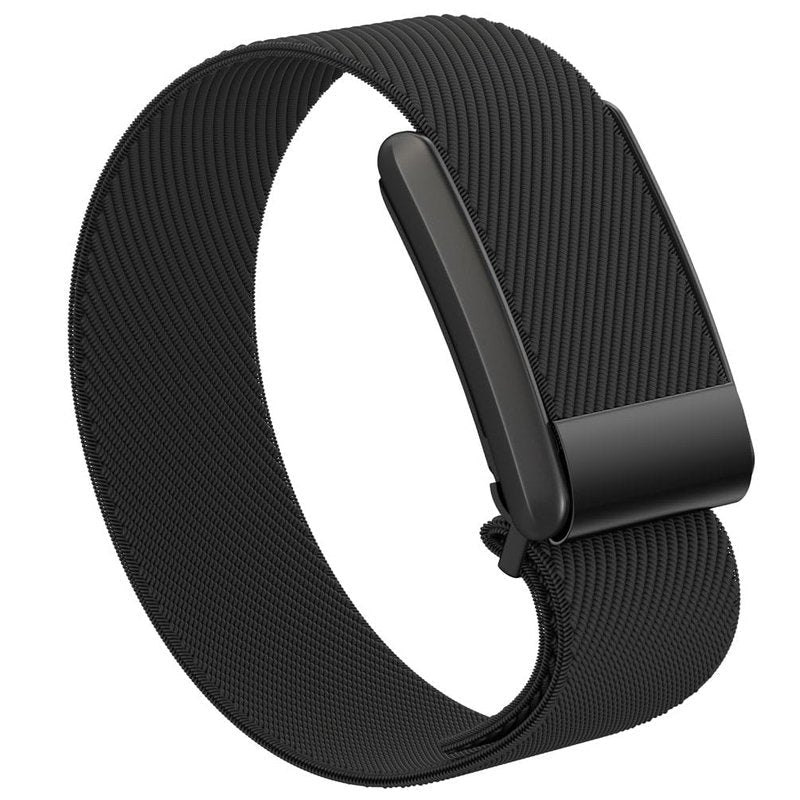 YOFUNTLE Stretchy Bands Compatible for WHOOP 4.0 - Breathable Nylon Strap Wristband - Soft, Comfort, Durability, Breathable, Easy to Use and Adjustable (Black)