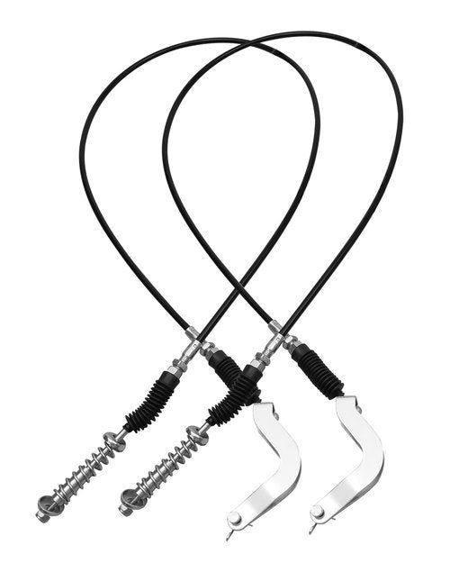 Forward and Reverse Transmission Shift Cable Assembly Fit for Golf Cart EZGO 1996-2001 4-Cycle Gas with ST350 / ST480 Engines Replace 72341-G01 CBL52341 CBL-019 72341G01 15977IC N72341, 2 Pcs