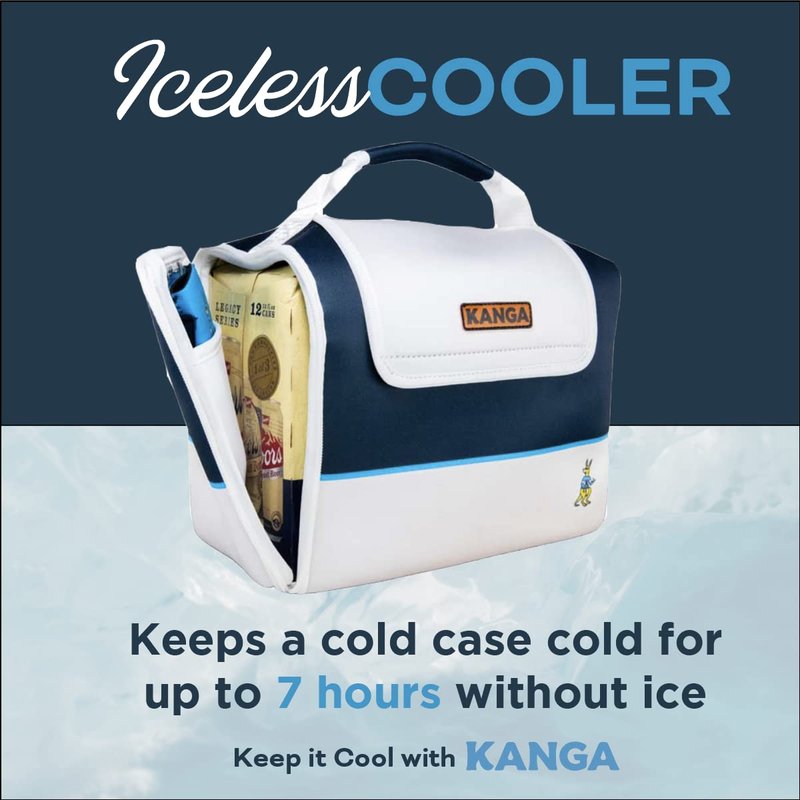 Kanga Insulated Cooler Bag - Soft Cooler Bag - Can Beer and Seltzer Drink Cooler - Insulated and Durability Tested - Kanga Kase Mate - 12 Pack Cooler - Neptune