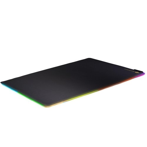 Boldstrive RGB LED Exercise Equipment Mat 30x60in - Stylish Non-Slip Floor Protection for Spin Bikes, Walking Pads or Yoga - For Exercise Bike Mat, Peloton Bike Mat, Peloton accessories