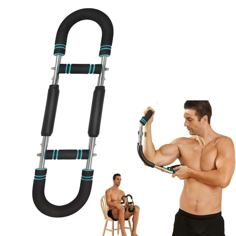 Twister Arm Trainer,The Ultimate arm Trainer.Adjustable Twister Arm Chest Exerciser,Shoulder Muscle Training Fitness Equipment, Upper Body Strength Training Machine.Portable Spring Resistance (Blue)