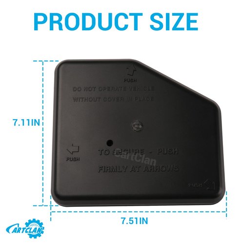 CartClan Club Car Electrical Box Cover, Golf Cart Electrical Component Box Asm Suitable for 1992-2015 Club Car DS Gas Golf Carts, OEM# 1015372