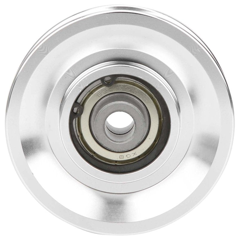 Moofey Aluminum Pulleys, 80mm Diameter Pulley Wheel, Gym Pulley for for Cable Machine Gym Equipment Part Garage Door