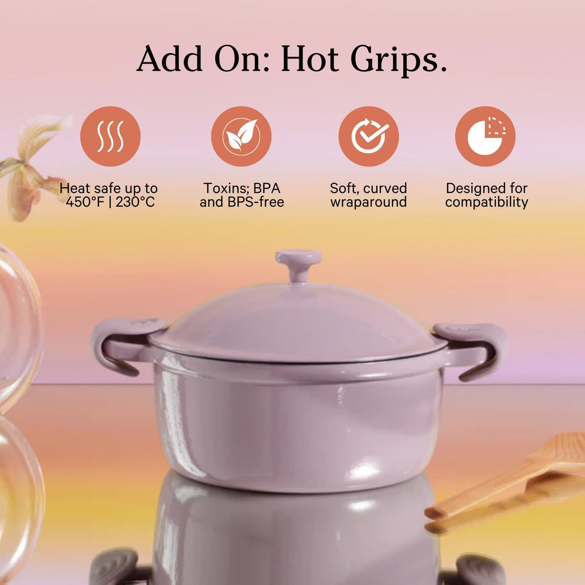 Our Place Hot Grips - Stylish Lavender Kitchen Grip for Safe Cooking