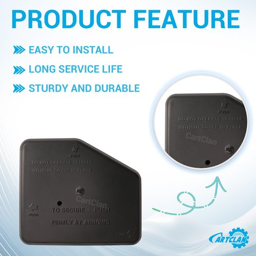CartClan Club Car Electrical Box Cover, Golf Cart Electrical Component Box Asm Suitable for 1992-2015 Club Car DS Gas Golf Carts, OEM# 1015372