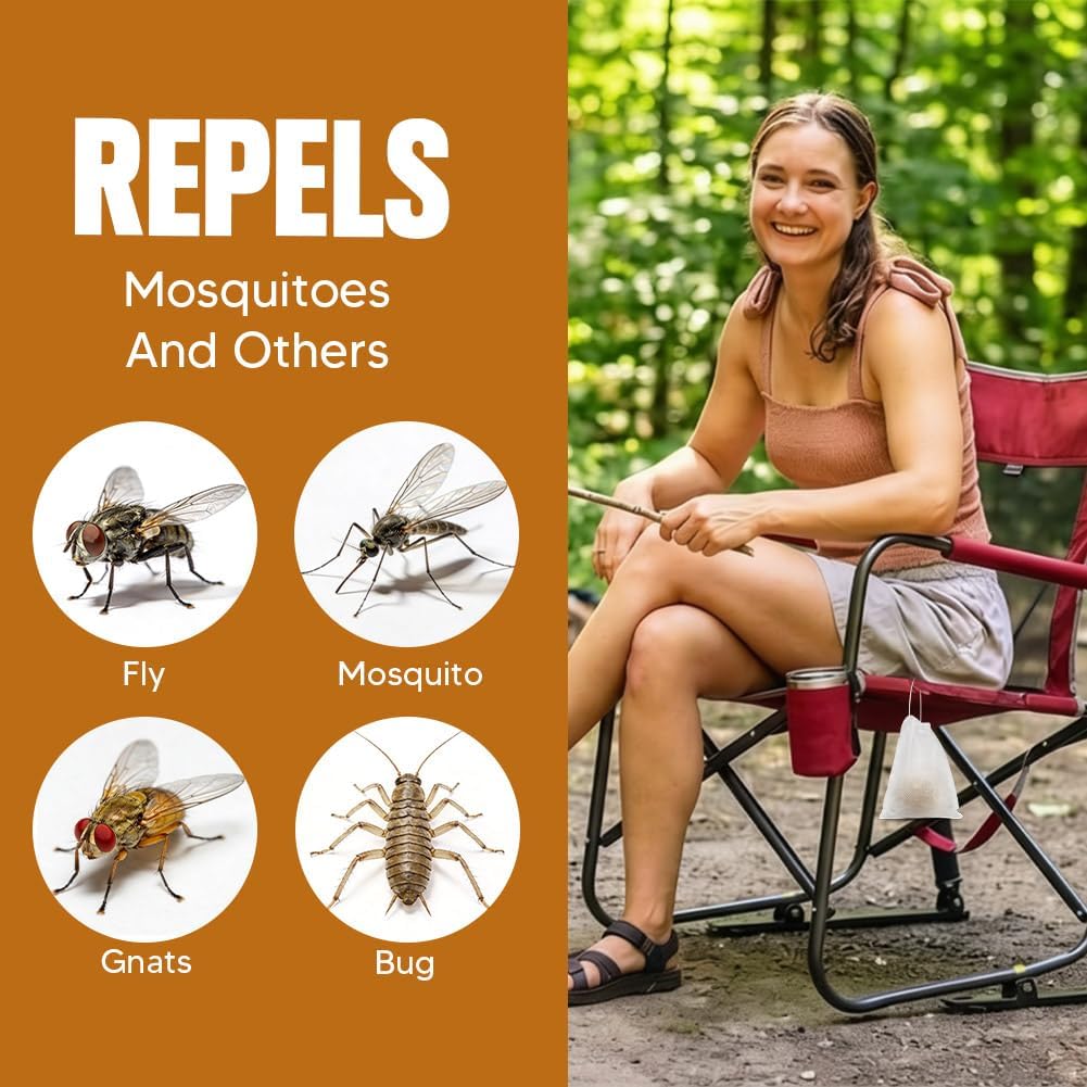 AUDQQM Mosquito Repellent Balls - Effective Indoor & Outdoor Mosquito Control | Lasts 60 Days - 8 Pack