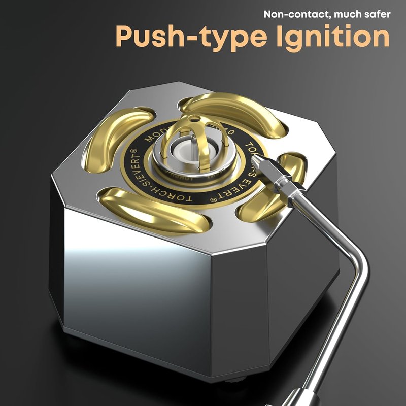 Automatic Torch Lighter, Igniter Electronic Lighter Multi-Directional for Gas Welding, Reusable Electric Lighter, Anti-Wind Sparker for Jewelry Repairing Cutting