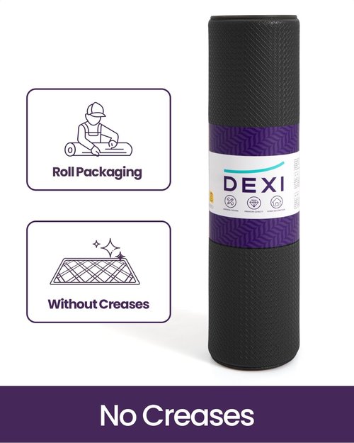 DEXI Kitchen Floor Mats Cushioned Anti Fatigue,17x59, Standing Runner Rug Waterproof, Comfort Memory Foam Padded for Front Sink Laundry, Black