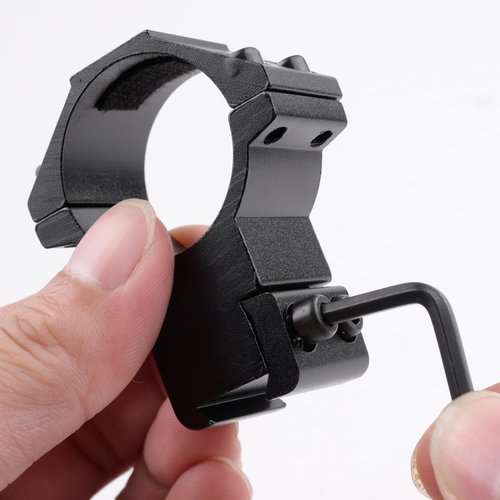 JINSE Green.L 30mm Scope Mount Set of 4, 2 High & 2 Medium Scope Mounts for 11mm Dovetail Rail, Secure Mounting for Rifle Scopes