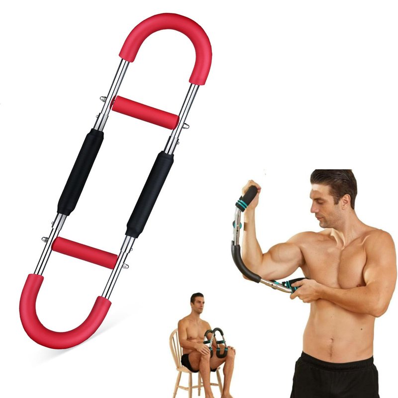 Twister Arm Trainer,The Ultimate arm Trainer.Adjustable Twister Arm Chest Exerciser,Shoulder Muscle Training Fitness Equipment, Upper Body Strength Training Machine.Portable Spring Resistance (Blue)