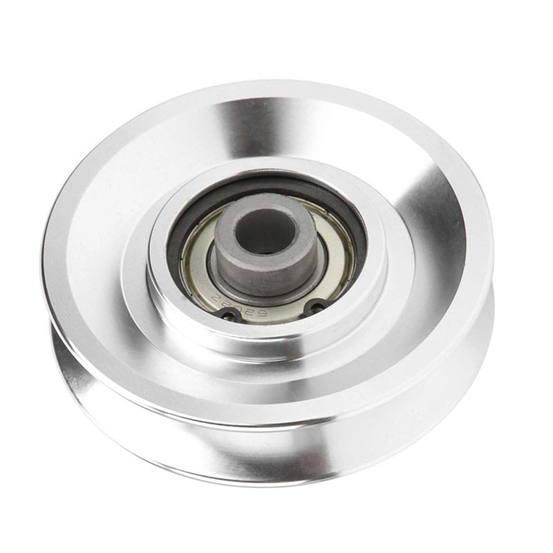 Moofey Aluminum Pulleys, 80mm Diameter Pulley Wheel, Gym Pulley for for Cable Machine Gym Equipment Part Garage Door
