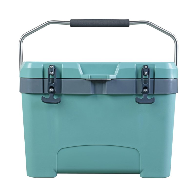 YELLOW JACKET 27 Quart Ice Cooler, Portable Ice Chest Hard Cooler Box with Retention Insulation and Heavy Duty Handle for Camping, Picnic, Beach, Drink, Beverage, Fishing,Blue