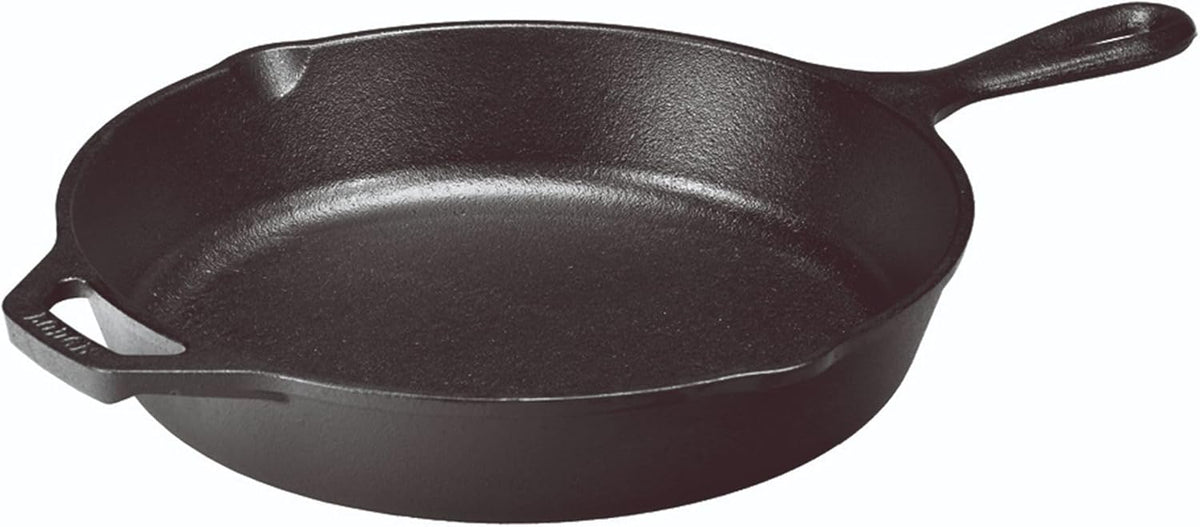 Lodge Seasoned Cast Iron Skillet - PFAS-Free Non-Toxic Cookware - Naturally Non-Stick & Oven Safe - 10.25 Inches
