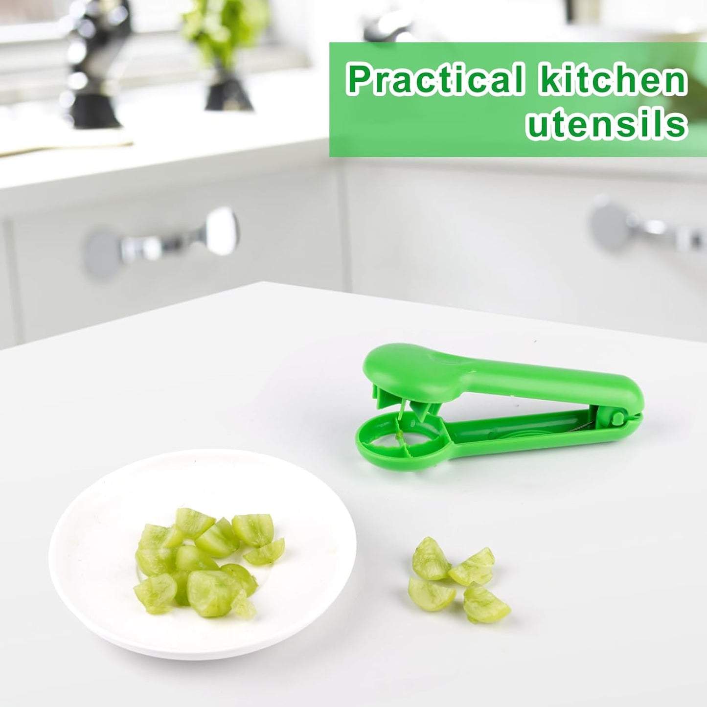 Skiennix Grape Cutter - ABS Fruit Slicer for Kids | Ideal for Tomatoes, Strawberries & More