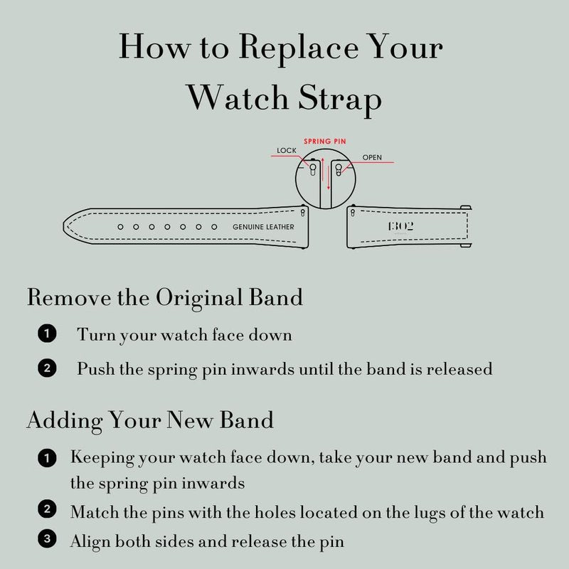 1302 Leather Watch Bands for Women and Men, Quick Release Watch Band, 12mm,14mm,16mm,18mm,20mm and 22mm Easy Interchangeable Strap (Nude/Rose Gold Buckle, 16mm)