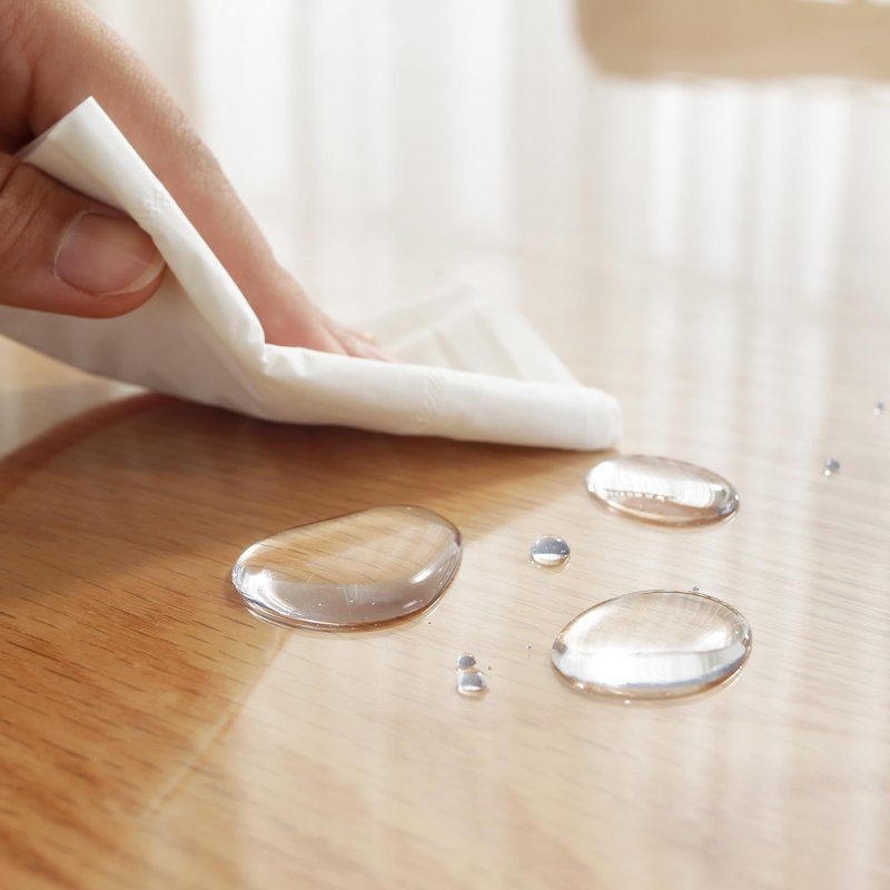 LovePads Clear Table Cover Protector, 18 x 54 Inch 2mm Thick Plastic Table Cover, Table Protector for Dining Room Table, Waterproof Dresser Cover Top for Kitchen, Coffee, Writing Desk