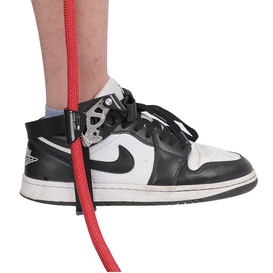 RESQT Foot Ascender, Outdoor Rock Climbing Tree Arborist, Mountaineering Rappelling Equipment Climbing Device for 8-13mm Rope（Left Black+Right Orange）