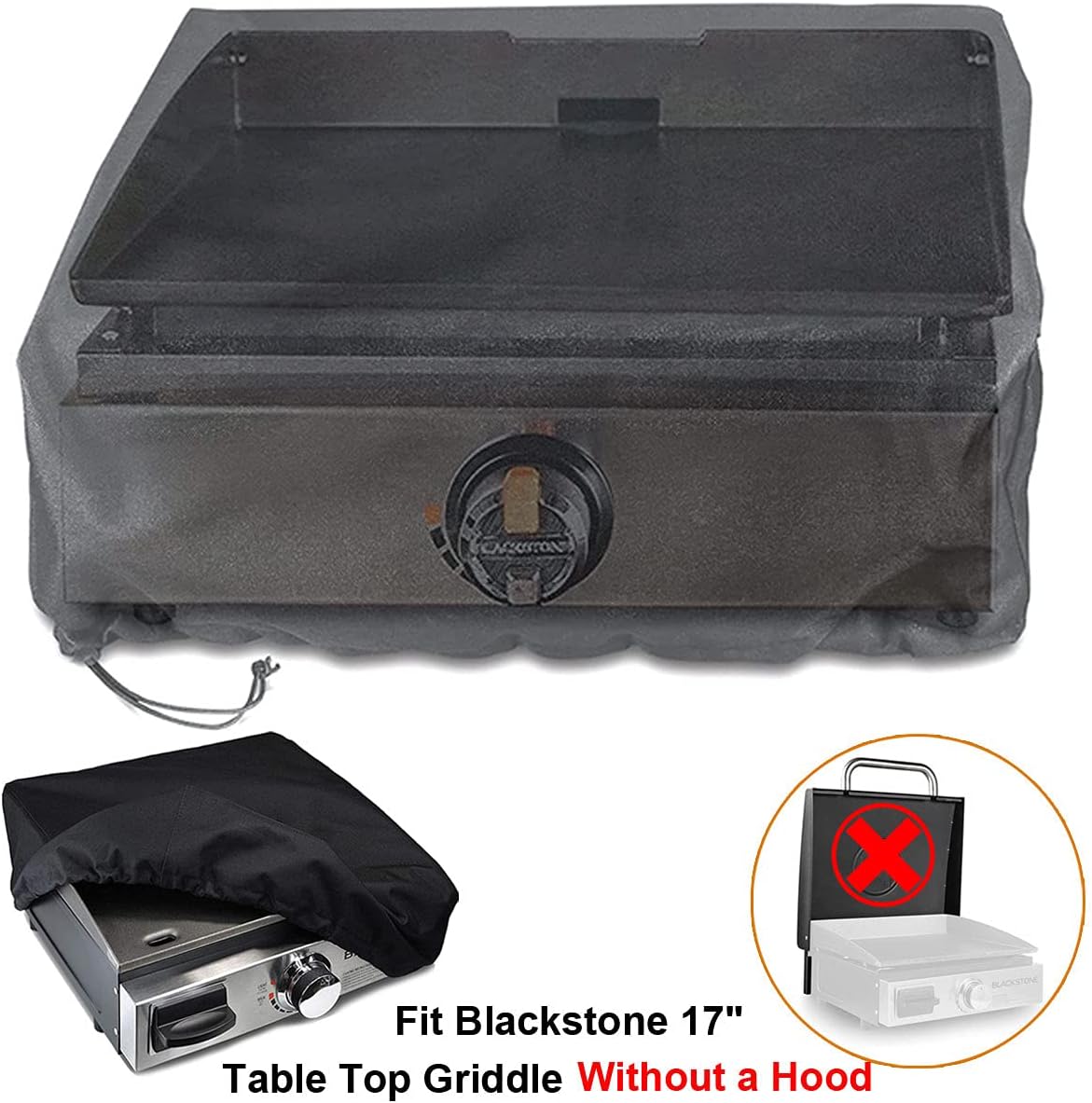 Westeco 17 Inch Griddle Cover - Heavy Duty, Waterproof & Weather Resistant Protection