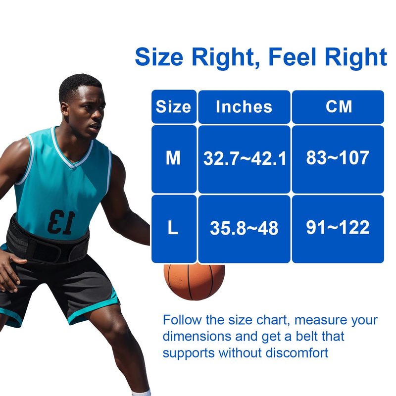 TitanGuard SI Joint Belt for Men – Strong Pelvic and Hip Support Belt with Widened Side Straps – Sacroiliac Pain Relief and Stability for Work, Heavy Lifting, Sciatica, and Daily Back Support