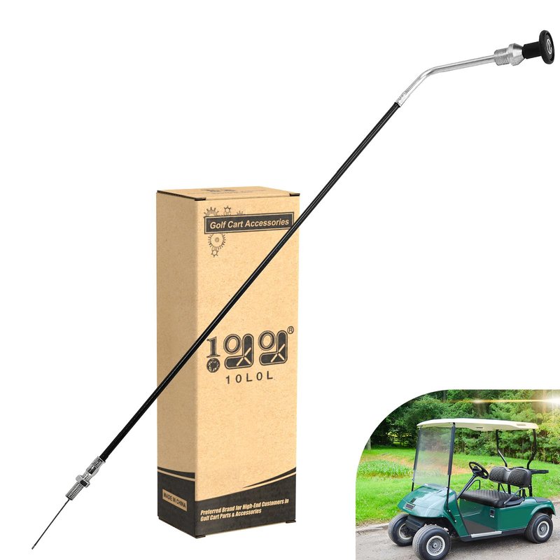 10L0L 25-1/2" 25693-G04 Choke Control Cable for EZGO TXT Medalist 1994-up Gas Golf Cart, Replace OEM 25693G04