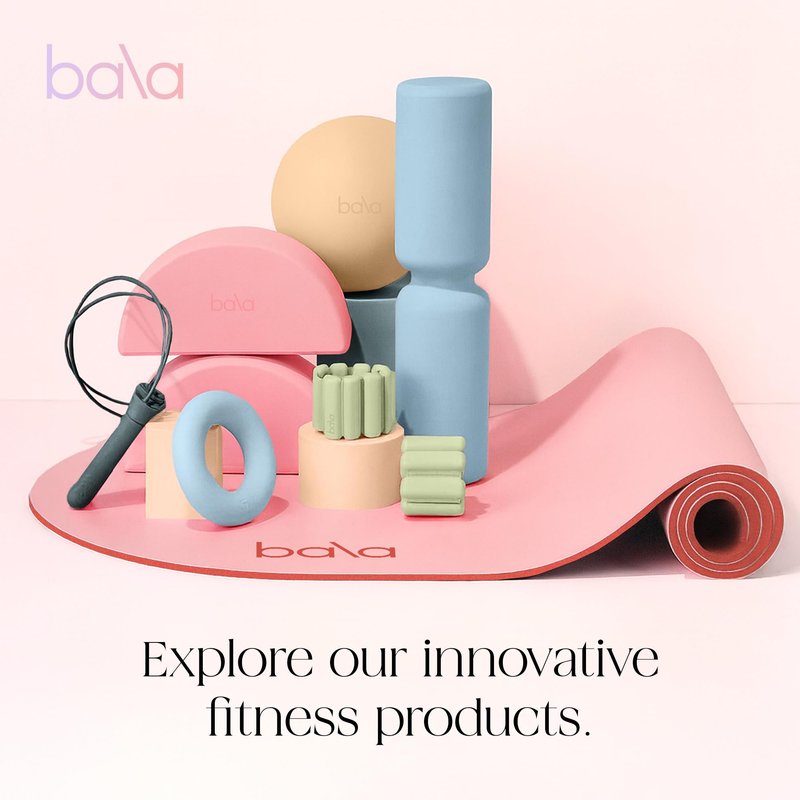 Bala Bars Dumbbell Set for Women & Men, 3lb Dumbbells (Blush) - Set of 2 Bars Designed for Walking, Strength Training, HIIT, Boxing & Aerobics - Dumbbell Weights for Working Out at Home