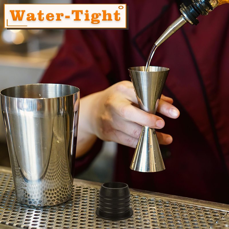 8 Pack Liquor Pour Spout Adapters, Pour Spouts for Large Neck Liquor Bottles, Liquor Bottle Pourers for Alcohol Olive Oil up to 1 inch/25 mm Neck