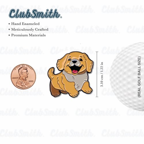 ClubSmith® Golf Ball Marker Gift Box Set with Magnetic Hat Clips, Funny Putting Marker Cool Golf Accessories, Premium Gifts for Men & Women Golfers (Set of 3) (Rub for Luck Set)