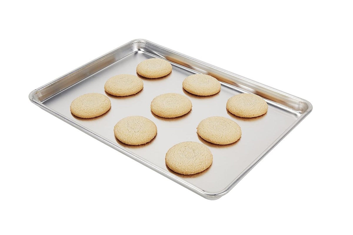 Vollrath Wear-Ever Half-Size Sheet Pan - Durable Aluminum, 18" x 13" for Perfect Baking