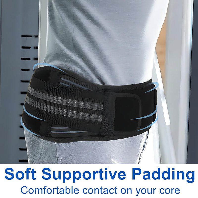 TitanGuard SI Joint Belt for Men – Strong Pelvic and Hip Support Belt with Widened Side Straps – Sacroiliac Pain Relief and Stability for Work, Heavy Lifting, Sciatica, and Daily Back Support
