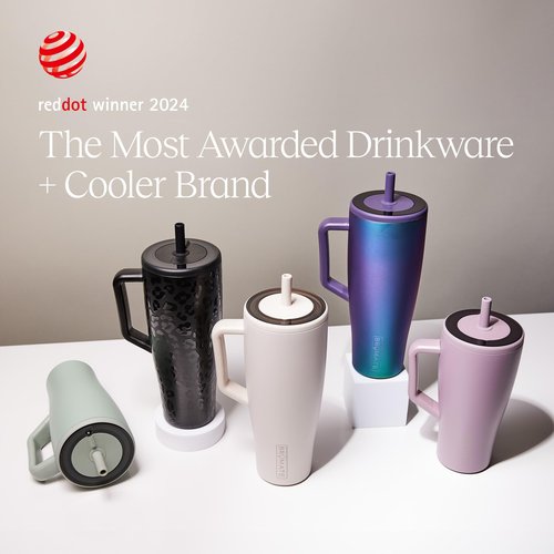 BrüMate Era 30 oz Tumbler with Handle and Straw | 100% Leakproof Insulated Water Bottle Tumbler with Lid and Flexible SoftSip Straw | Made of Stainless Steel | Cup Holder Friendly | 30oz (Juniper)