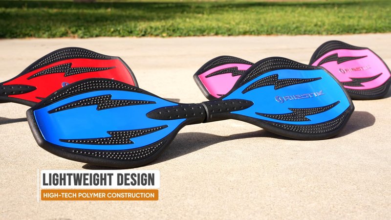Razor RipStik Ripster for Ages 8+ - Compact and Lightweight Caster Board with 360-degree casters, for Riders 175 lbs