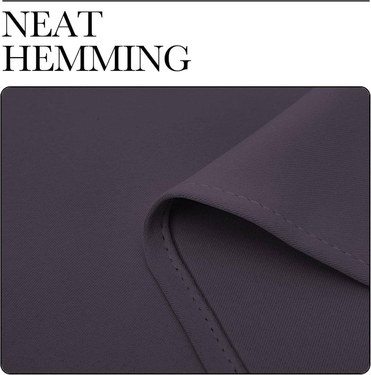 NICETOWN Greyish Purple Blackout Curtains - Thermal Insulated Drapes for Small Windows | 63" Length, 2 Panels