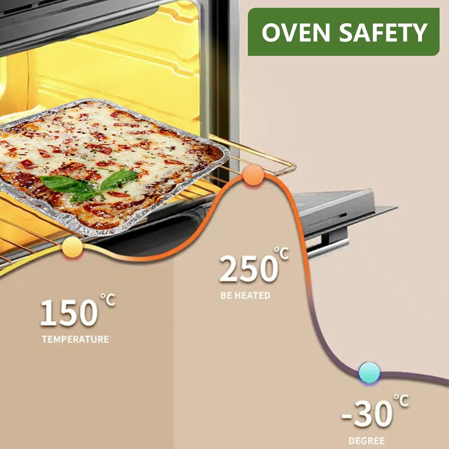 Aluminum Baking Pans - 30 Pack 8” x 8” Heavy Duty Disposable Foil Containers with Clear Lids | Perfect for Takeout, Roasting, and Storing