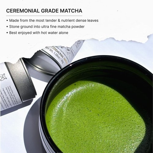 FKRO Organic Ceremonial Grade Matcha Green Tea Powder - 1st Harvest, Single Origin Saemidori | Fresh from Japan (30g/1.06oz) Tin