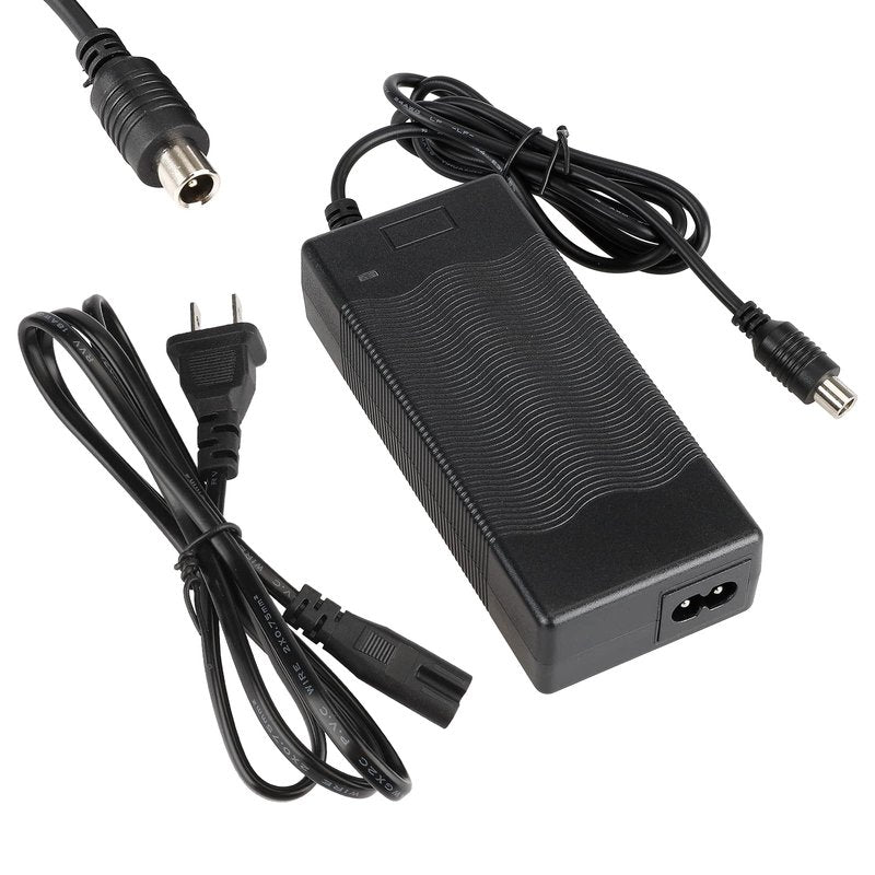 LUCK4U Electric Scooter Charger 42V 2A Power Adapter for Xiaomi and Segway Ninebot Multiple Security Protection Universal Lithium Battery Power Supply - US Plug